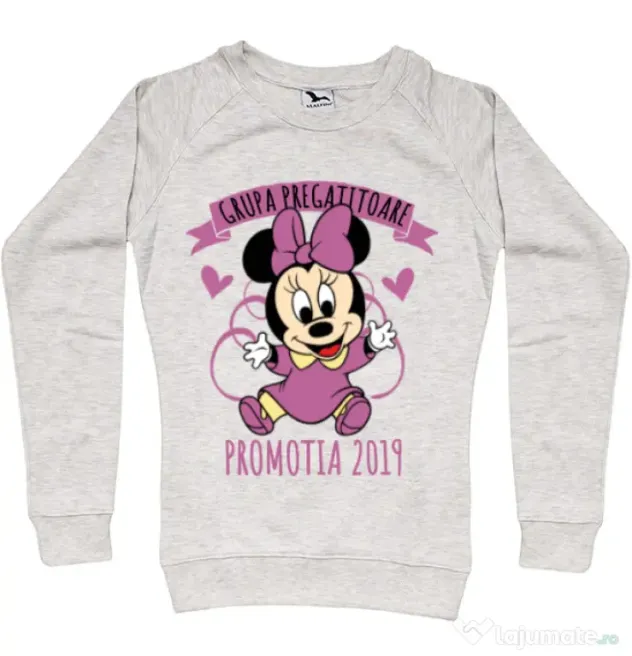Bluza ADLER dama Absolvire Minnie Mouse Migdala melanj