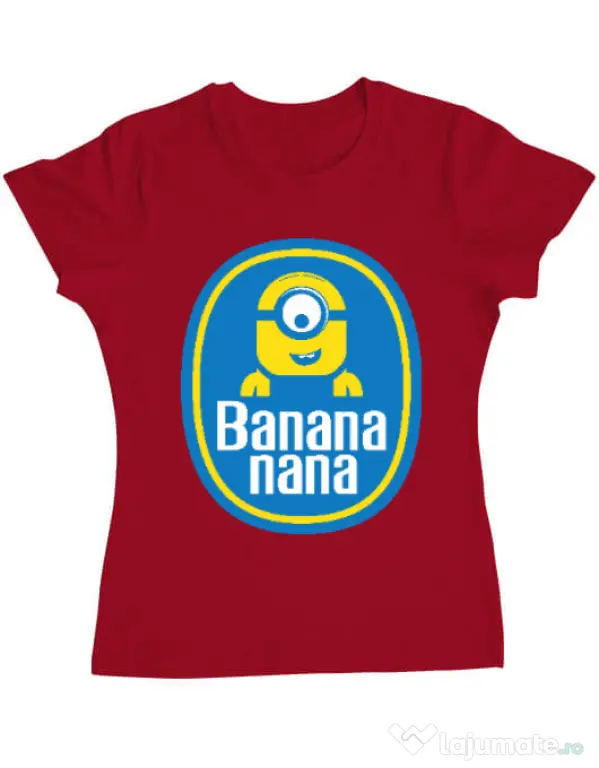 Tricou ADLER dama Bananana Rosu