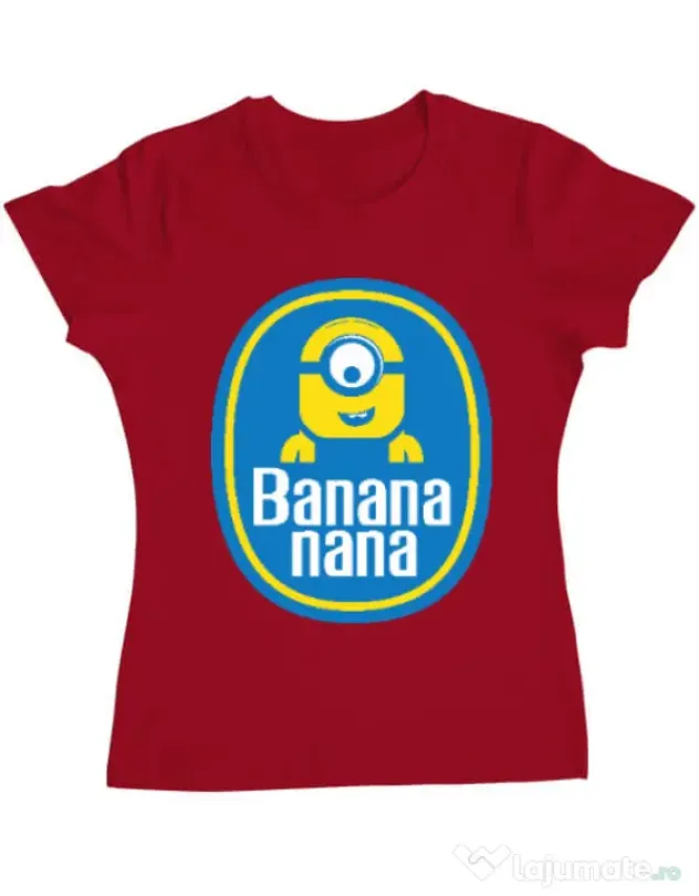 Tricou ADLER dama Bananana Rosu