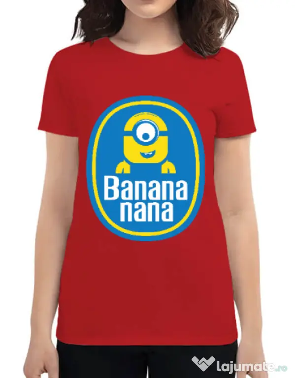 Tricou ADLER dama Bananana Rosu