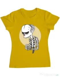 Tricou ADLER dama Death of Grandfather Galben