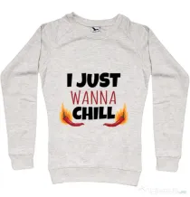 Bluza ADLER dama I just wanna chill Migdala melanj