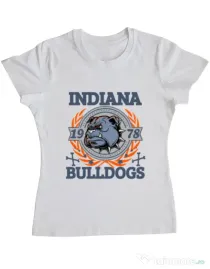 Tricou ADLER dama Indiana Bulldogs Alb
