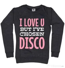 Bluza ADLER dama I’ve chosen disco Negru melanj