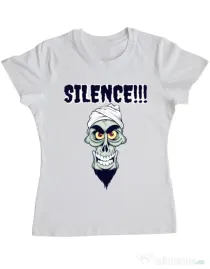 Tricou ADLER dama Silence Alb