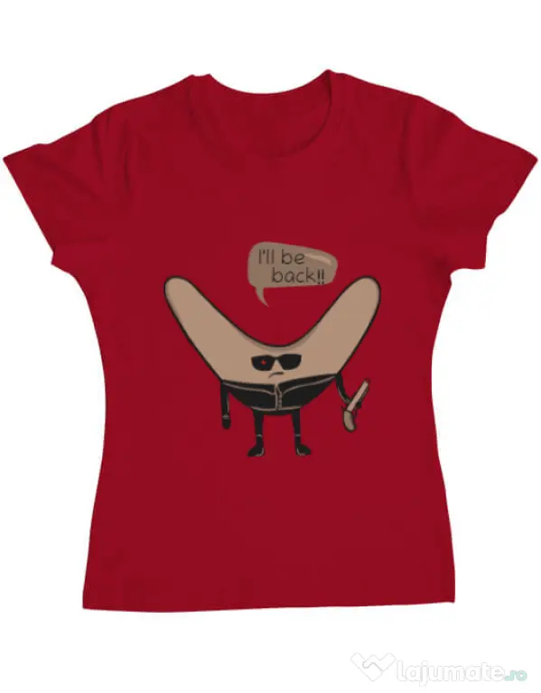 Tricou ADLER dama I’ll be back Rosu