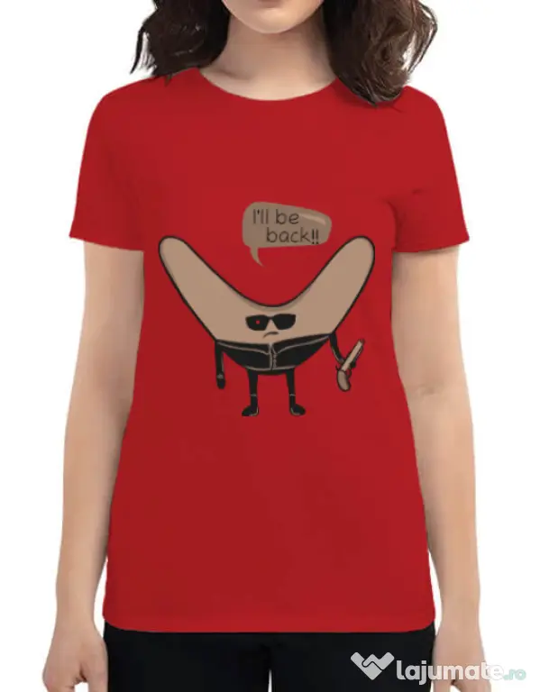 Tricou ADLER dama I’ll be back Rosu