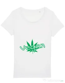 Tricou STANLEY STELLA dama Vegan Alb