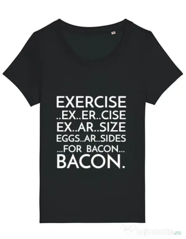 Tricou STANLEY STELLA dama Exercise Negru