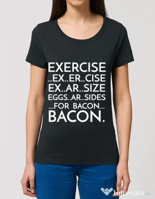 Tricou STANLEY STELLA dama Exercise Negru