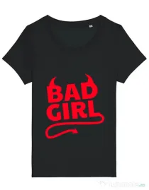 Tricou STANLEY STELLA dama Bad girl Negru