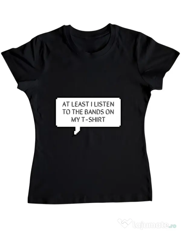 Tricou ADLER dama T-shirt band Negru