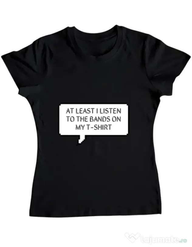 Tricou ADLER dama T-shirt band Negru
