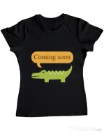 Tricou ADLER dama Coming soon Negru