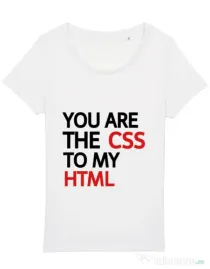 Tricou STANLEY STELLA dama CSS to HTML Alb