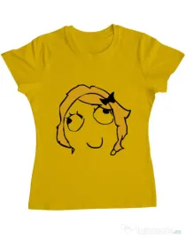 Tricou ADLER dama Derpina Galben