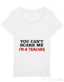 Tricou STANLEY STELLA dama I'm a teacher Alb