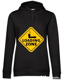 Hoodie dama cu gluga Loading zone Negru