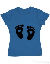 Tricou ADLER dama Picioruse Albastru azuriu