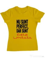 Tricou ADLER dama Editie limitata Galben