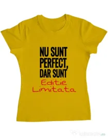 Tricou ADLER dama Editie limitata Galben