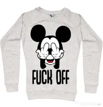 Bluza ADLER dama Fuck off Migdala melanj