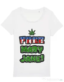 Tricou STANLEY STELLA dama Free Mary Jane Alb
