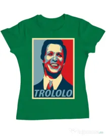 Tricou ADLER dama Trololo Verde mediu