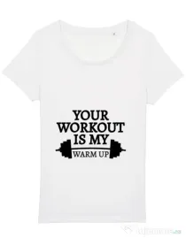 Tricou STANLEY STELLA dama Your workout Alb