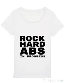 Tricou STANLEY STELLA dama Rock hard Alb