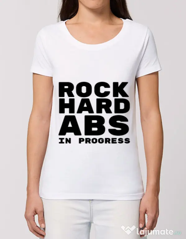 Tricou STANLEY STELLA dama Rock hard Alb