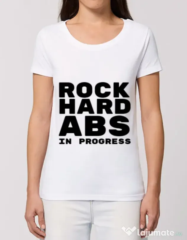Tricou STANLEY STELLA dama Rock hard Alb