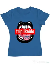 Tricou ADLER dama Trip like I do Albastru azuriu