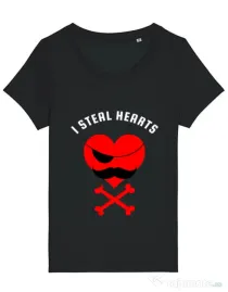 Tricou STANLEY STELLA dama I steal hearts Negru