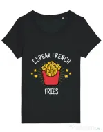 Tricou STANLEY STELLA dama I speak french Negru