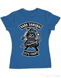 Tricou ADLER dama Dark samurai Albastru azuriu