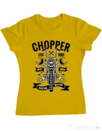 Tricou ADLER dama Chopper Galben