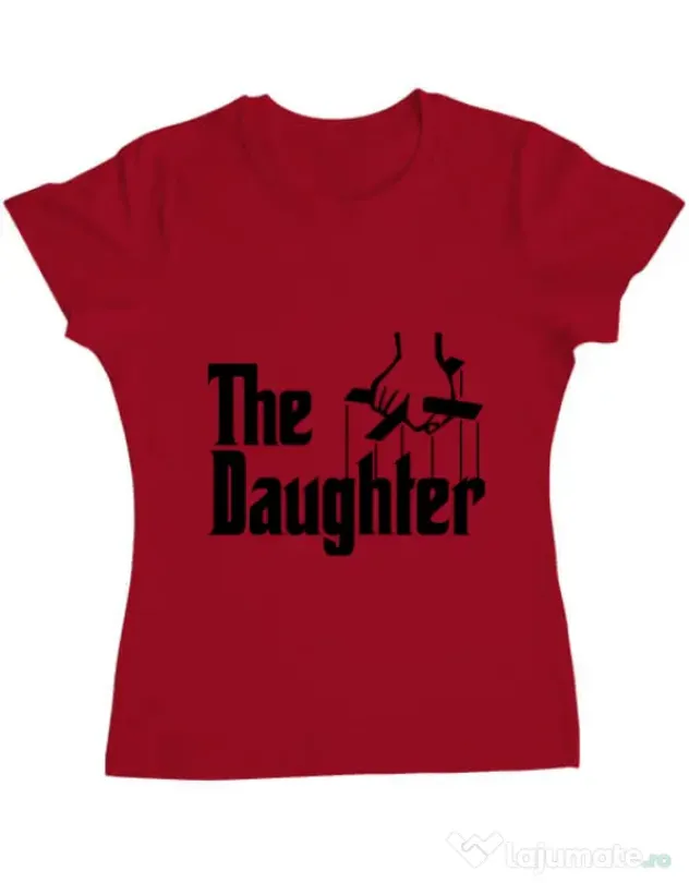 Tricou ADLER dama The daughter Rosu