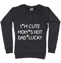 Bluza ADLER dama I’m cute Negru melanj
