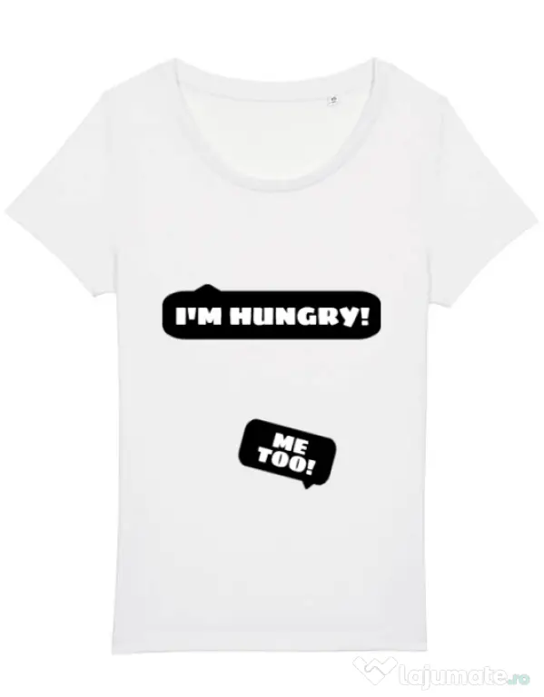 Tricou STANLEY STELLA dama Hungry Mommy Alb