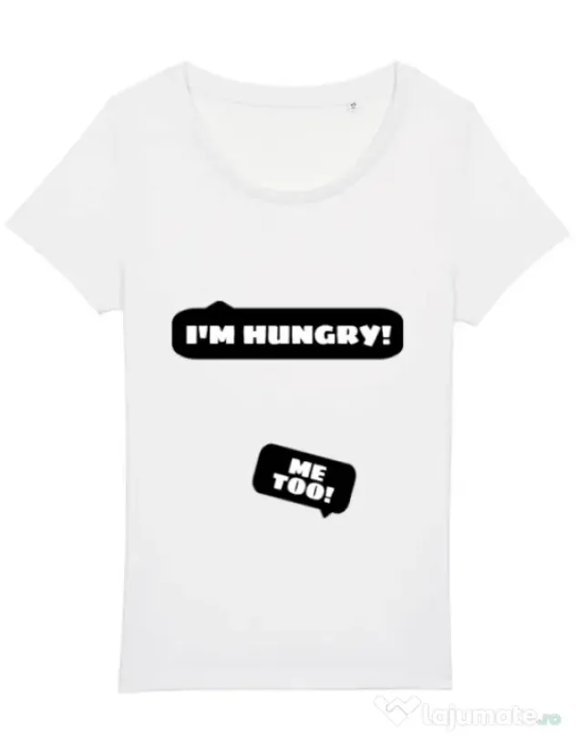Tricou STANLEY STELLA dama Hungry Mommy Alb
