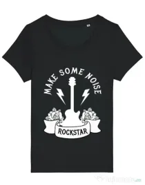 Tricou STANLEY STELLA dama Make some noise Negru