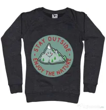 Bluza ADLER dama Stay outside Negru melanj