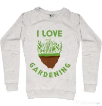 Bluza ADLER dama I love gardening Migdala melanj