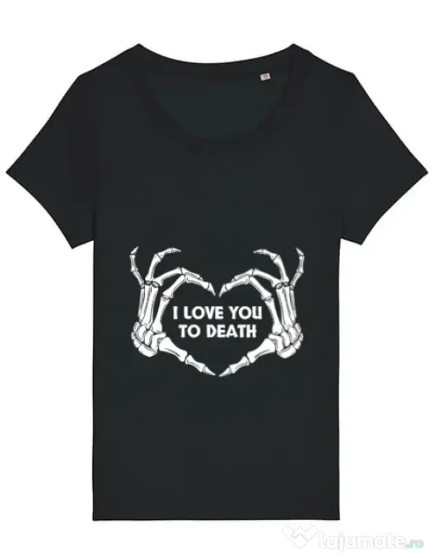 Tricou STANLEY STELLA dama Love you to death Negru