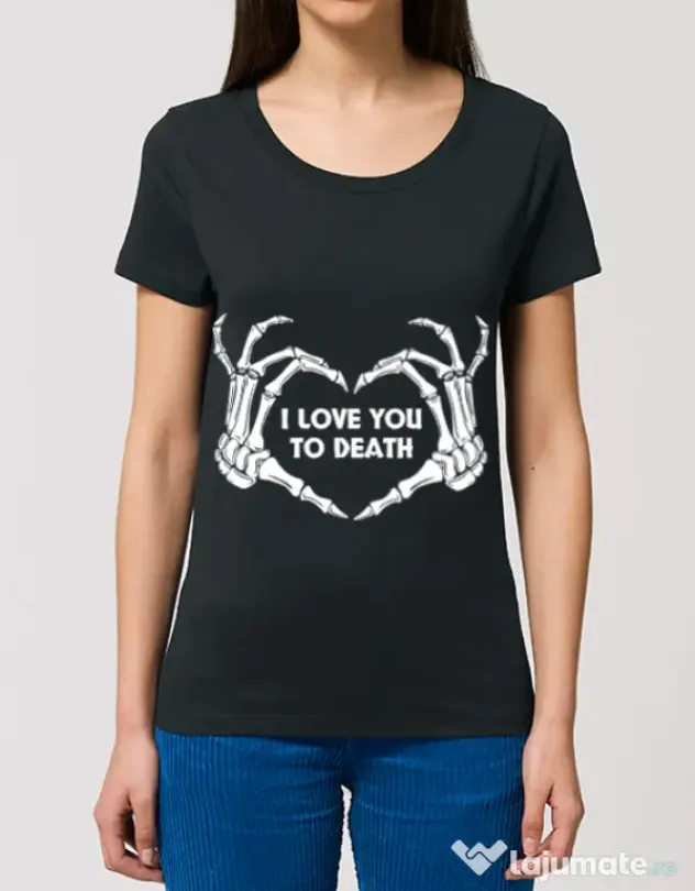 Tricou STANLEY STELLA dama Love you to death Negru