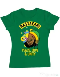 Tricou ADLER dama Rastafari Verde mediu