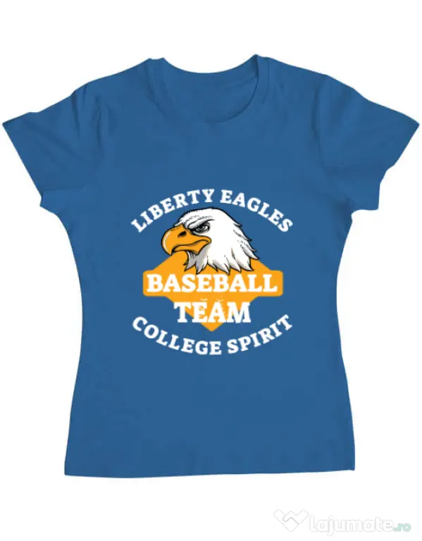 Tricou ADLER dama Liberty eagles Albastru azuriu