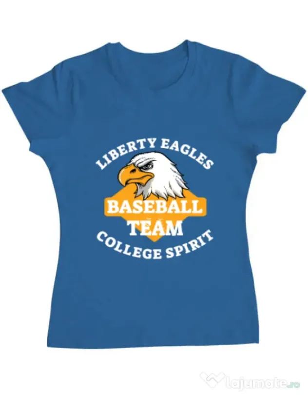Tricou ADLER dama Liberty eagles Albastru azuriu