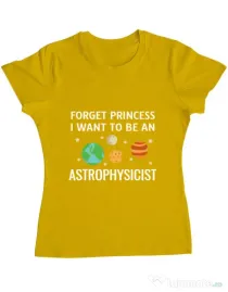 Tricou ADLER dama Forget Princess Galben